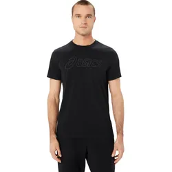 Asics Herren Logo SS Tee schwarz