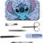 Cerdá Stitch Disney Maniküre-Set für Mädchen und Teenager mit Metalletui, Schere, Nagelknipser, Pinzette und Nagelhautwerkzeug – Tragbares Beauty-Set "Just Chill"