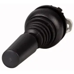 Eaton 289197 Joystick, mit einem Schaltpunkt je Betätigungsrichtung, mit Kunststoffachse, 2 Stellungen, Frontring Schwarz, tastend, horizontal