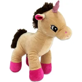 JoyToy Joy Toy 121104 - Einhorn stehend - weicher Samtplüsch, 32 cm,