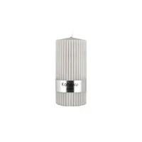 Möbel Kraft Zylinderkerze 15 cm grau