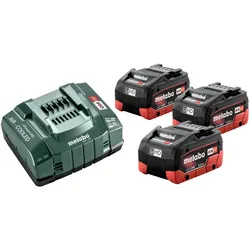 Metabo 685074000, Batterie- & Ladegerät-Set, Hohe Lithium-Ionen-Dichte (LiHD), 5