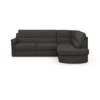 sit&more Ecksofa »Panini L-Form«, wahlweise mit Vorziehsitz und Bettkasten, grau