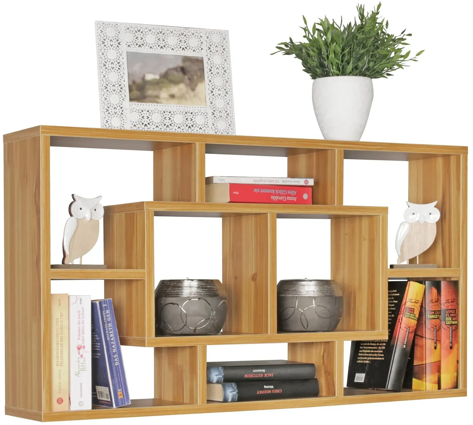 KADIMA DESIGN Wandregal RUR: Modernes Design, MDF, 85x47.5x16 cm, melaminharzbeschichtet