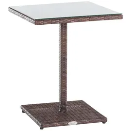 TPFGarden Gartentisch 59 x 59 x 72,5 cm Braun