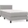 vidaXL Boxspringbett 90 x 200 cm Hellgrau