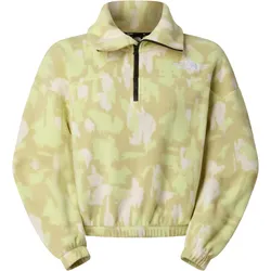 The North Face MOUNTAIN ATHLETICS Fleeceshirt Damen in lemon mist painted moun, Größe M - gelb