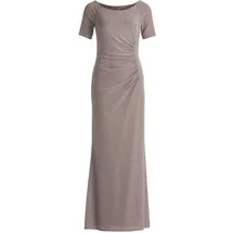 Vera Mont Abendkleid Glitzer-Look Taupe/Silver 40