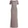 Vera Mont Abendkleid Glitzer-Look Taupe/Silver 40