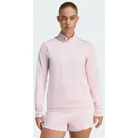Adidas adi365 Iconic Running 1/2 Zip Jumper, Clear Pink,