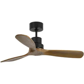 FARO Mini Lantau 107 cm Deckenventilator Schwarz/Braun