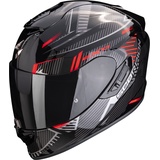 Scorpion EXO-1400 Evo Air Shell, Helm, schwarz-rot, Größe L