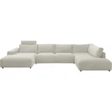 Musterring Wohnlandschaft Lucia U-Form, Verschiedene Farben, Cord-Bezug, Gesamtbreite 434 cm
