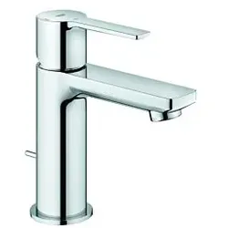 Grohe Lineare XS Waschtischarmatur 23790001 chrom, mit Ablaufgarnitur, Mittelstellung kalt