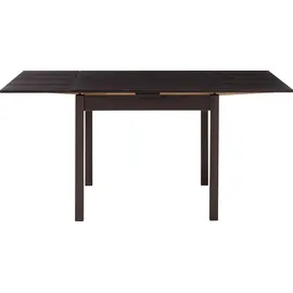 Hammel Furniture Esstisch HAMMEL FURNITURE "Basic Dinex, ausziehbar, mit Einlegeplatten - Furnier/Massivholz", grau (wenge), B:90cm H:76cm T:90cm, Tischplatte: Furnier gebeizt und lackiert;Gestell: Massivholz, Tische, Esstisch, Furnier / Massivholz, in zwei Breiten,