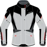 Dainese Tempest 3 D-Dry Damen Motorrad Textiljacke, schwarz-grau-rot, Größe 48