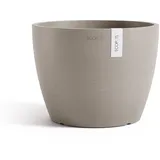 Ecopots Pflanztopf Stockholm Braungrau 23,2 cm x 17,6 cm