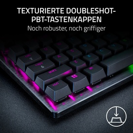 Razer Huntsman V3 Pro Gaming Tastatur analoge Switches - E-Sport-Tastatur mit analogen optischen Switches DE Layout