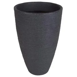 Jelenia Plast Rillentopf Ø 27,5 x 43,5 cm anthrazit
