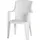 PROGARDEN Eden Gartensessel 55 x 46 x 91 cm weiß 4er Set