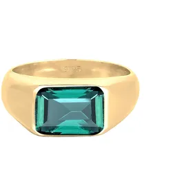 ELLI PREMIUM Ring Siegelring Edelstein Trend Statement 925 Silber
