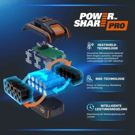 Worx Akku Power Share Pro 20V WA3644 4,0 Ah