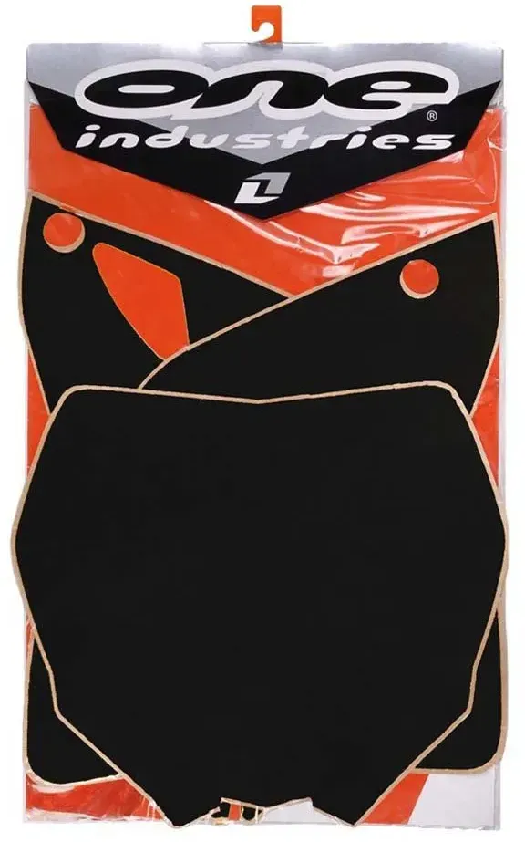 One Industries Kawasaki Kx 250 F 06-08 Panel Number Holder Grafik-kit - Black - One Size