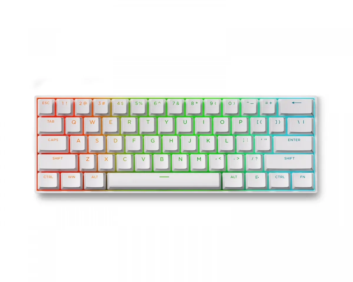 MCHOSE Ace 60 Pro ANSI Hall Effect Tastatur - Weiß