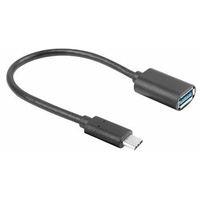 Lanberg AD-UC-UA-04 USB Kabel USB 3.2 Gen 1 (3.1 Gen 1) USB A USB C schwarz