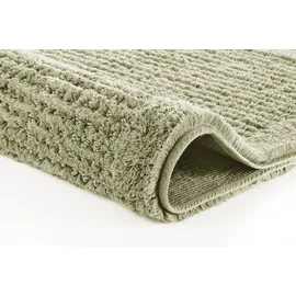 KLEINE WOLKE Badteppich Net 60 x 90 cm Baumwolle Schilf