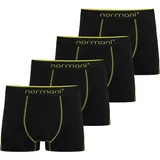 Normani Boxershorts gelb / schwarz 4XL 4er Pack