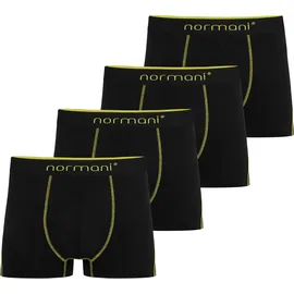 Normani Boxershorts gelb / schwarz 4XL 4er Pack