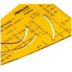 Aristo Einheitsparabel Y, Schablone Sinus-Kosinus-Tangens, n-Teilung 9003182050123 Aristo