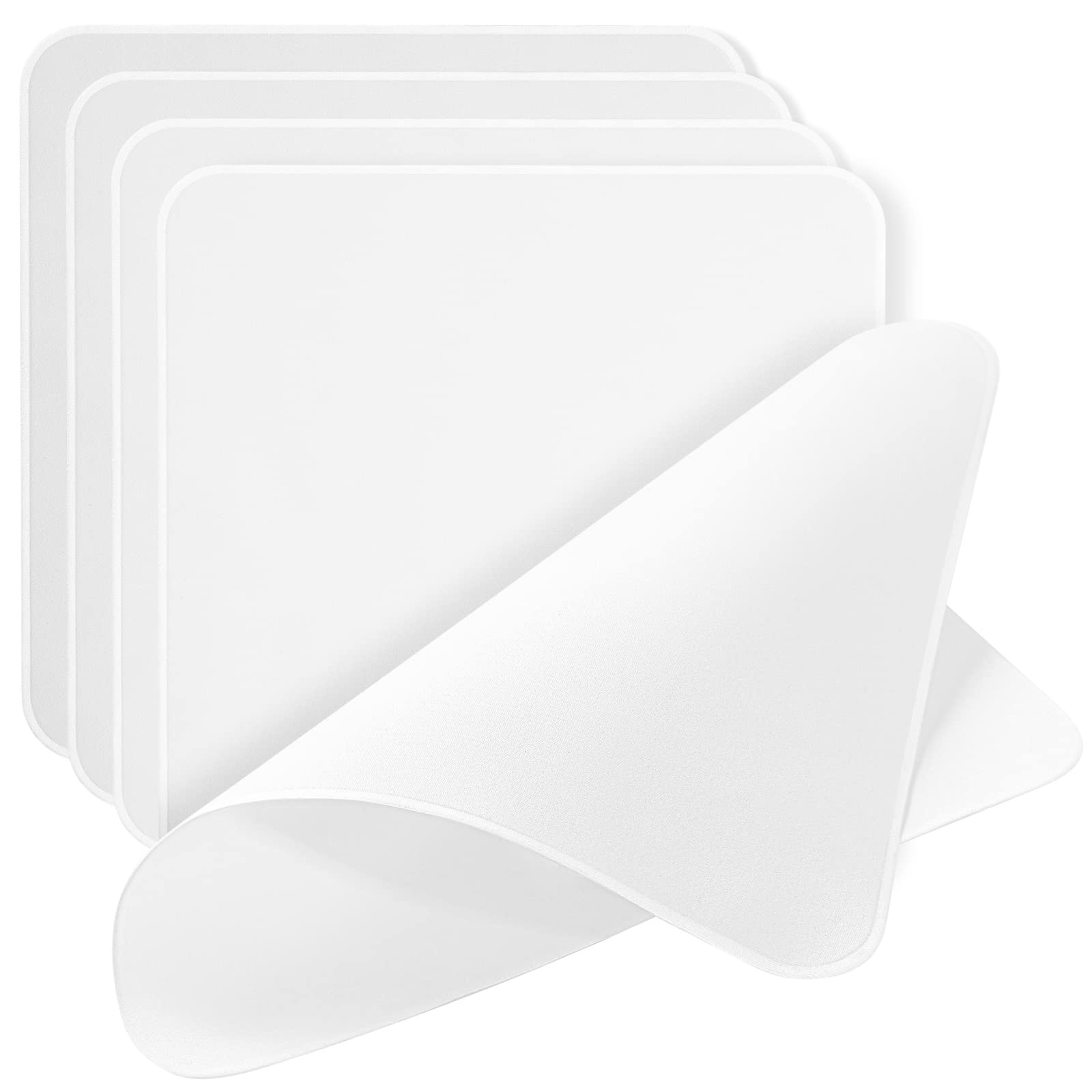 AAwipes Poliertücher, doppellagig, 5 Packungen (16 x 16 cm, Weiß, 320 g/m2), kompatibel mit Apple iPhone, iPad, MacBook, iWatch, weiche und nicht scheuernde superfeine Mikrofaser-Reinigungstücher