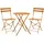 Svita Berlin Bistroset Metall Klappmöbel Orange