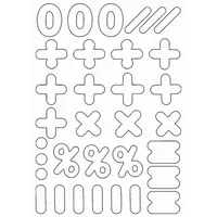 Ursus 43130099 Kühlschrankmagnet weiß, 90 Stück(e)