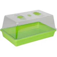 Buri Mini-Treibhaus Zimmergewächshaus Anzuchtschale Gewächshaus Frühbeet Aussaat