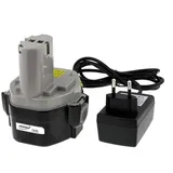 Powery Akku für Makita Baustellenradio DMR105 Li-Ion inkl. Ladegerät 2000mAh Akku 2000 mAh (14.4 V) schwarz