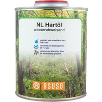 Asuso NL Hartöl 0,75L farblos, seidenmatt, Holzöl, Arbeitsplattenöl, Naturöl