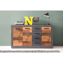 trendteam Indy 151 x 86 x 37 cm Grau/Braun