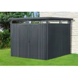 Konifera Gerätehaus »Stefano maxi«, (Set), Metall, grau