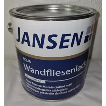 Jansen Wandfliesenlack Weiß 2,5 l