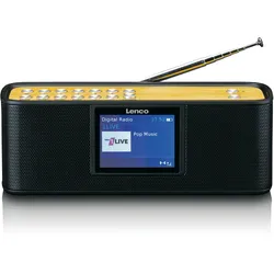 Lenco PDR-045BK - DAB+-Radio mit Bluetooth® 5.0, Schwarz