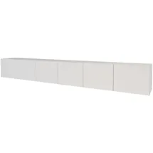 altdecor ELIO Lowboard 300 cm Weiß Holz