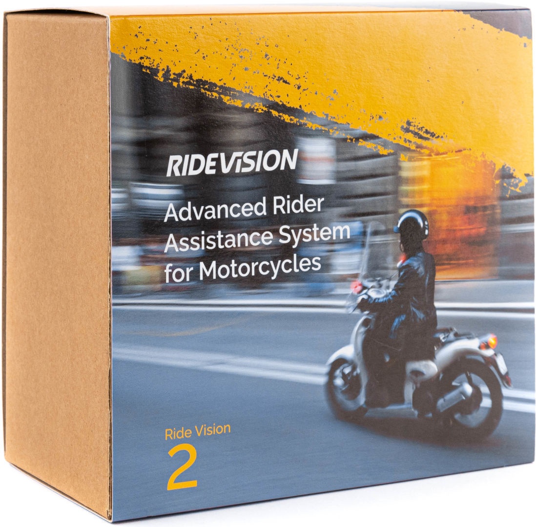 Ride Vision 2 Pro met LED-indicatoren Rider Assistance System, zwart, Eén maat