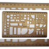 Koh-I-Noor Zeichenschablone Sanitärtechnik transparent