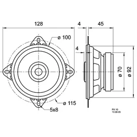 Visaton  PX 10 - 4 Ohm