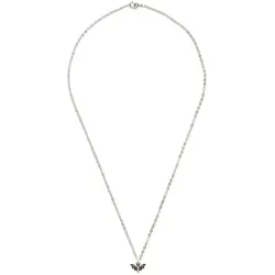 Gemshine Kette mit Anhänger 'FLEDERMAUS' silver coloured Grau Damen 