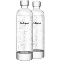 Sodapop Wassersprudler PET-Flasche Transparent/weiß