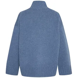 Style Republic Rollkragenpullover OVERSIZED BOXY Blau Melange L